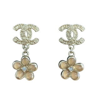 CHANEL A18 Earrings, Flower Motif